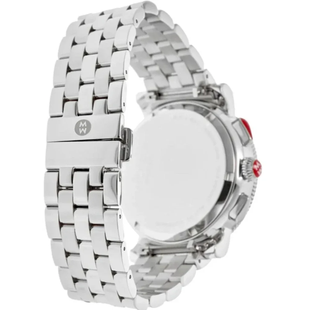 MICHELE MWW01K000122 SILVER DIAMOND DIAL SILVER STAINLESS STEEL WOMENS WATCH